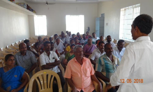 At Karur health awareness meeting has been conducted by magi Ramalingam